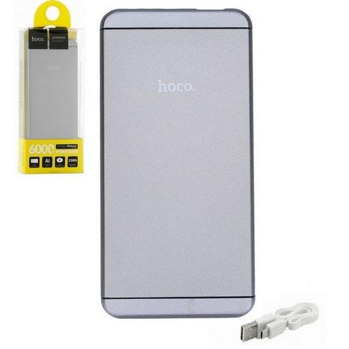 Портативное зарядное устройство Hoco I6 UPB03 6000mAh Grey