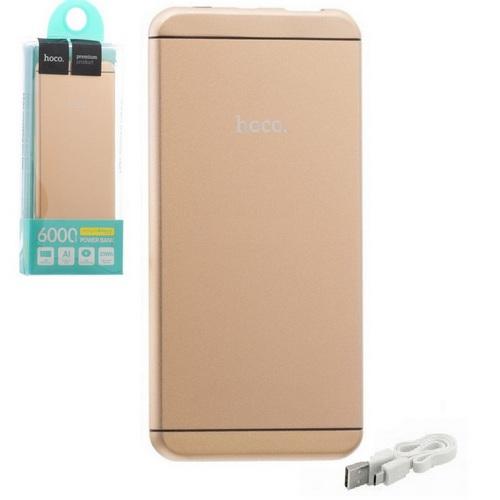 Портативное зарядное устройство Hoco I6 UPB03 6000mAh Gold